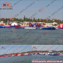 Коммерческий прокат Профессиональный надувной плавучий аквапарк, доступная цена заказной парк озера