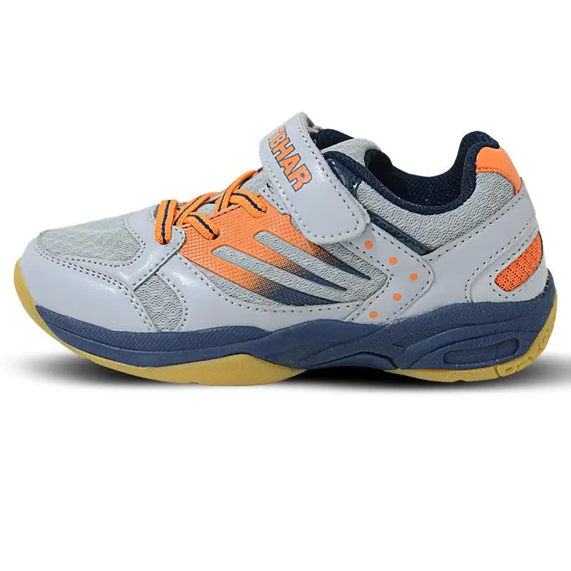 Оригинальная детская обувь для настольного тенниса Tibhar, нескользящая, износостойкая и дышащая, для мальчиков, специальная тренировочная, интегрированная спортивная обувь - Цвет: 321306 orange