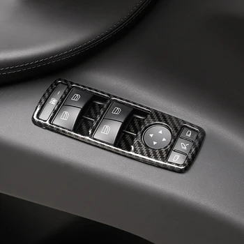 

Modification For Tesla Model S Door Window Lift Button Stickers ABS Chrome Trim Cover Accessories Car Styling