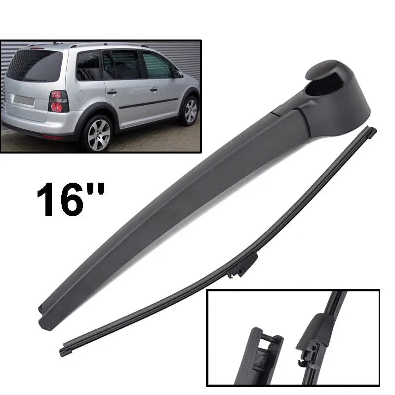 Сзади стеклоочиститель руку Blade для VW Touran 2003 2004 2005 2006 2007 2008 2009 качество Bracketless