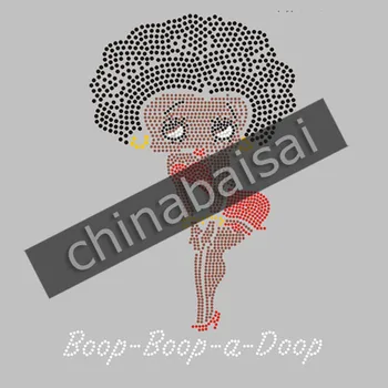

Fashionable Sexy Woman Hotfix Rhinestone Transfer