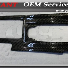 Сухой углеродного волокна центральной консоли отделка LHD подходит для 2008-2013 Nissan Skyline R35 GTR