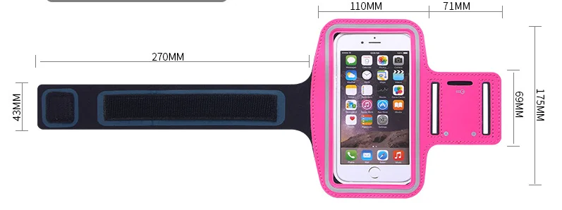 Универсальная повязка на руку, чехол для телефона s для IPhone 6, 7, 8, x, 6 s, чехол для спортивной повязки на руку, чехол для ремня, сумка для бега, тренажерного зала, 5,5 дюймов