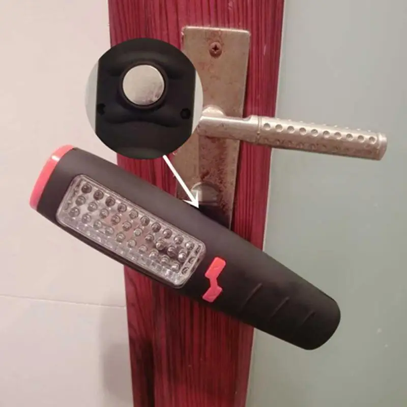 

New Portable High Brightness magnet Hanging hook Camping Lamp for Outdoor 37 LED Magnetic Car Repair Working Lamps Flashlight
