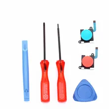 3D Аналоговый джойстик для пульта дистанционного управления для Kind Switch NS Joy Con Joystic, инструмент для ремонта сенсорного модуля JoyCon, сменный синий и красный цвета