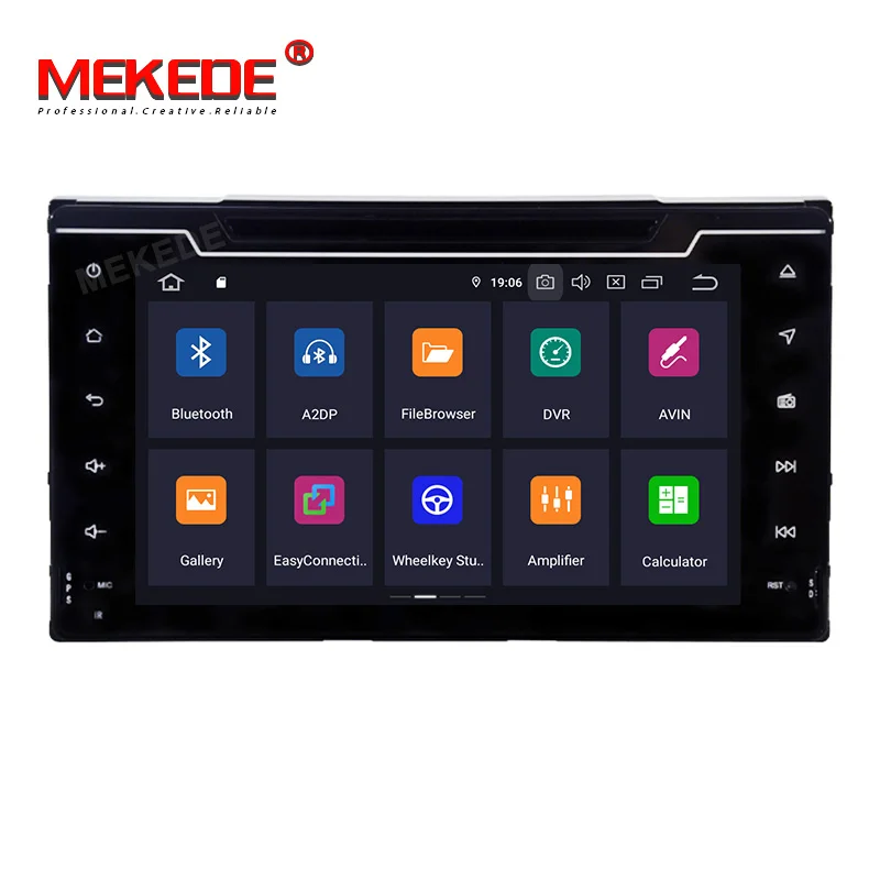 Best PX30 Android 9.0 Car DVD Player for Toyota Corolla Auris Fortuner Estima vios Innova 2016 2017 2018 gps navigation car player 1