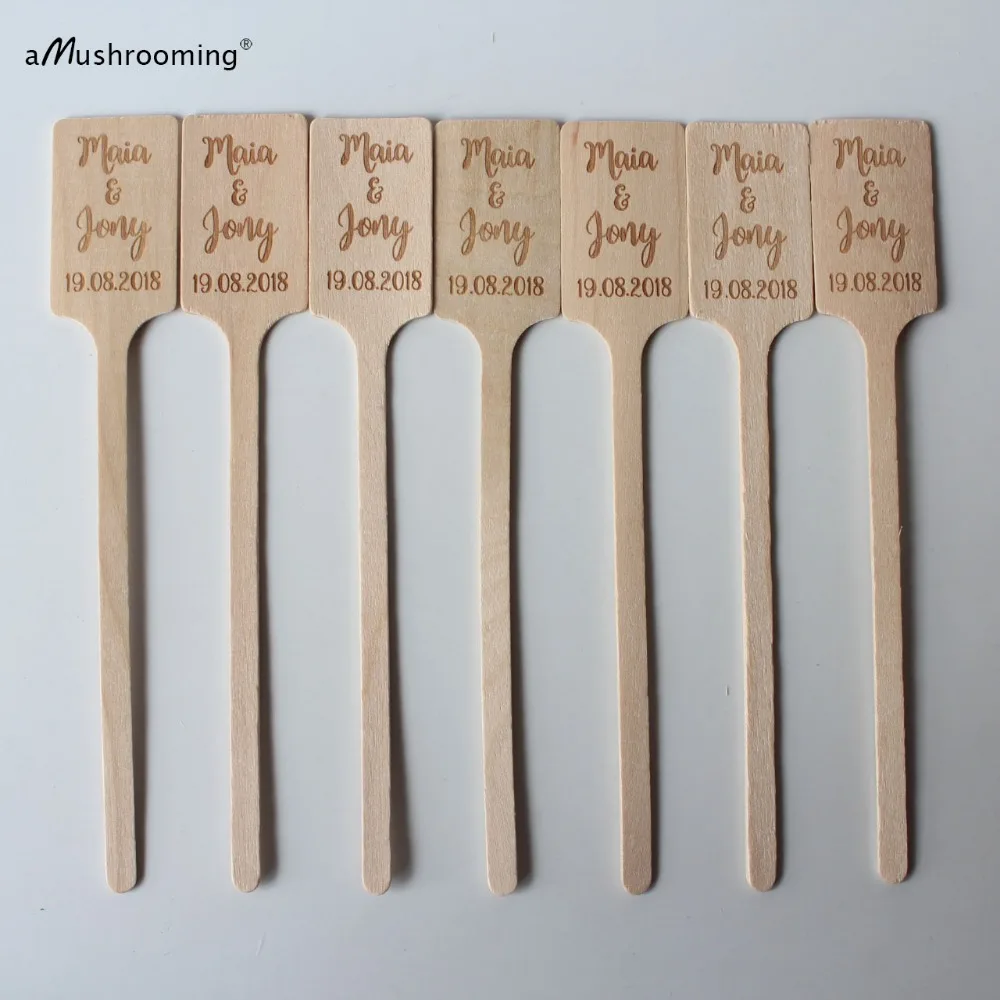 Wooden Drink Stirrers, Company Logo Swizzle Sticks, Bourbon Signature  Cocktails, Custom Cocktail Stirrers, Foil Stamped Stir Sticks, Gala 