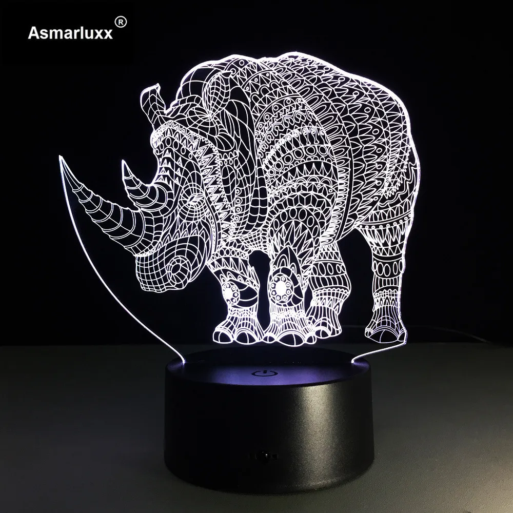 Asmarluxx 3d led lamp1255