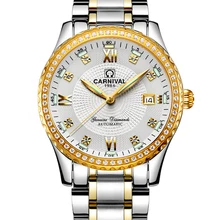 2017 Direct Selling Carnival Brand Watches Men’s Automatic Mechanical Watch Diamond Fashion Business Retro Luminous Waterproof