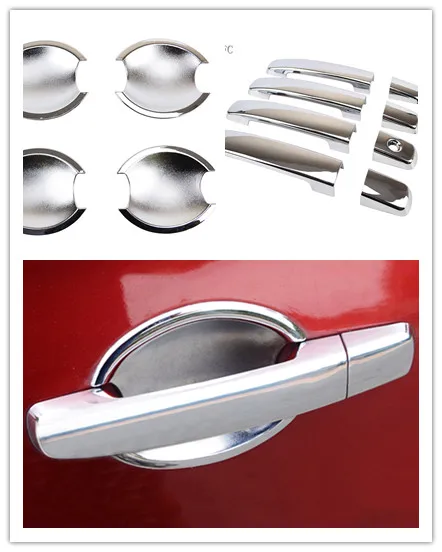 

FIT FOR NISSAN QASHQAI DUALIS 2007 - 2013 SMART DOOR HANDLE + DOOR BOWL COVER CUP TRIM KEY ACCESSORIES