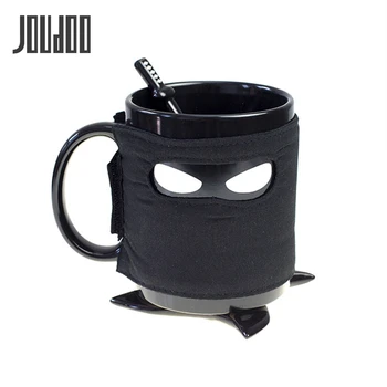 

JOUDOO Creative Ninja Mug,Black Mask Ceramic Cup With Spoon Sword Coffee Milk Tea Mugs Milk Coffee Tea Cup Mugs 35