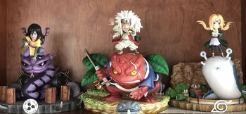 

MODEL FANS IN-STOCK AY STUDIO NARUTO sd Jiraiya and Orochimaru and Tsunade GK resin made statue for Collection