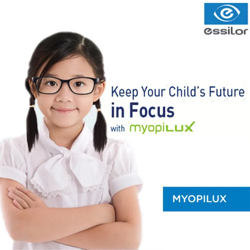 Essilor Детские линзы для контроля близорукости 1 56 59 60 миопилюкс Короткие