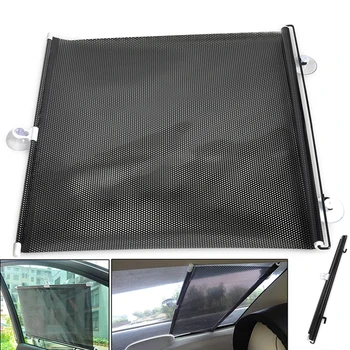 

Black Curtains Roller Blinds Car Window Shades Easy Set up for all cars