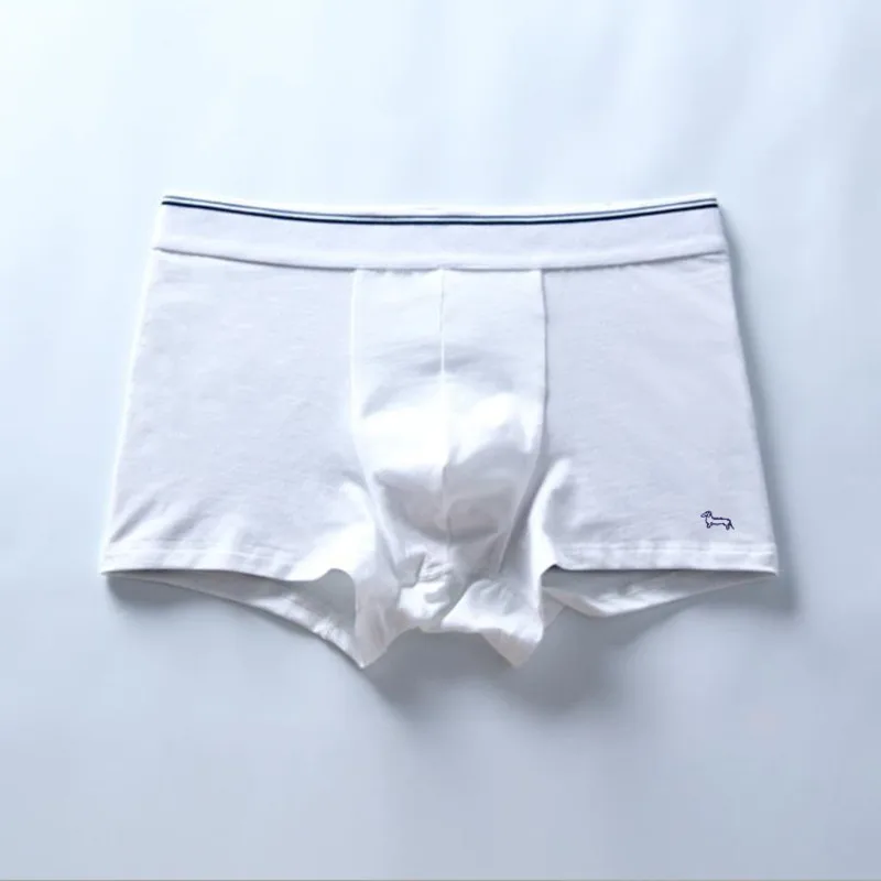 

2pieces/Lot 2018 mens underwear boxers cotton Bamboo fiber Harmont comfortable mens Blaine Embroidery brand shorts Modal boxer