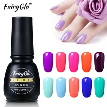 

FairyGl 7ML Pure Color Gel Polish UV Gel Nail Polish Soak Off Paint Gellak Semi Permanent Hybrid Varnish Lucky Lacquer Enamel