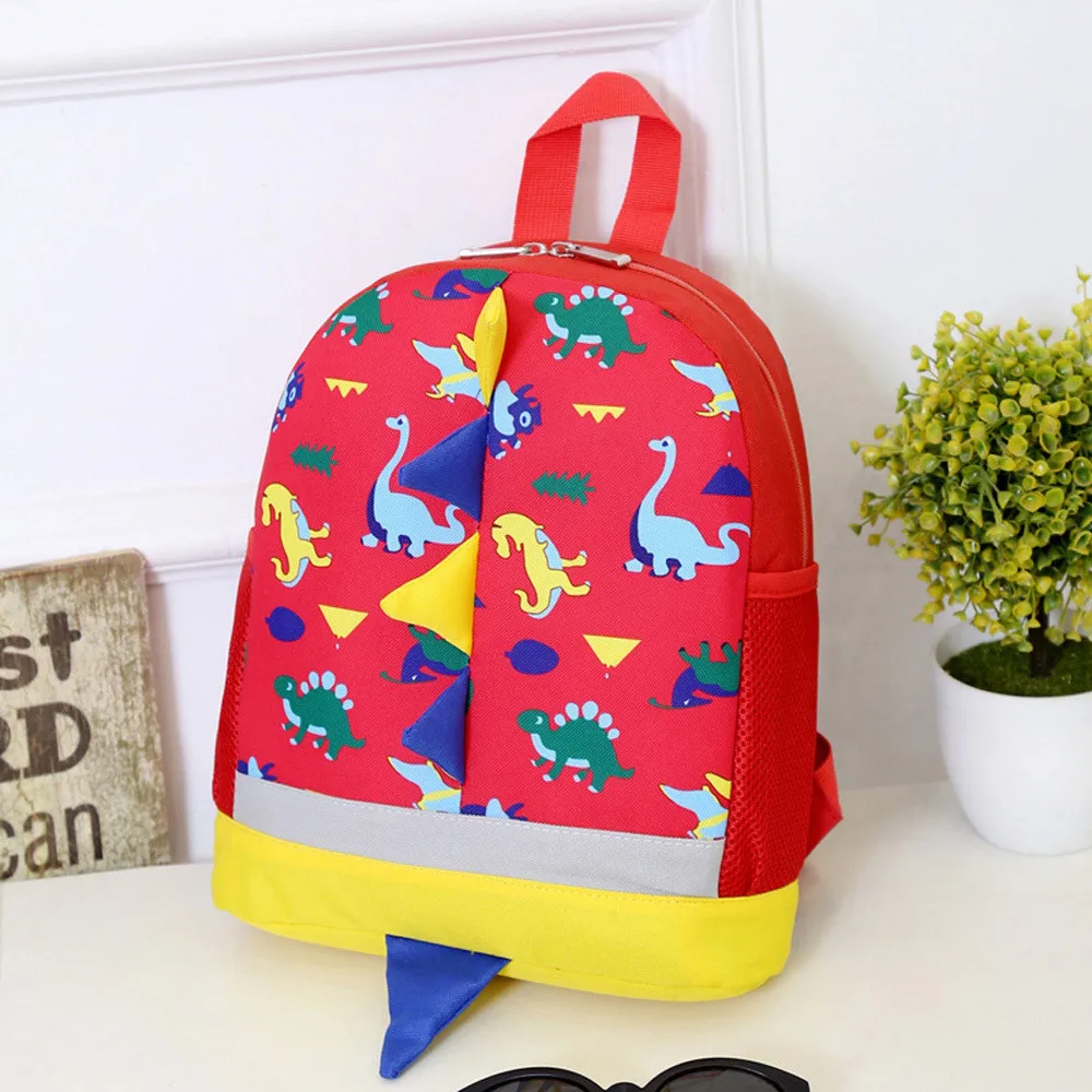 Рюкзак с рисунком динозавра для маленьких мальчиков и девочек, рюкзак в форме животных, рюкзак для путешествий для малышей, водонепроницаемая школьная сумка# ZS