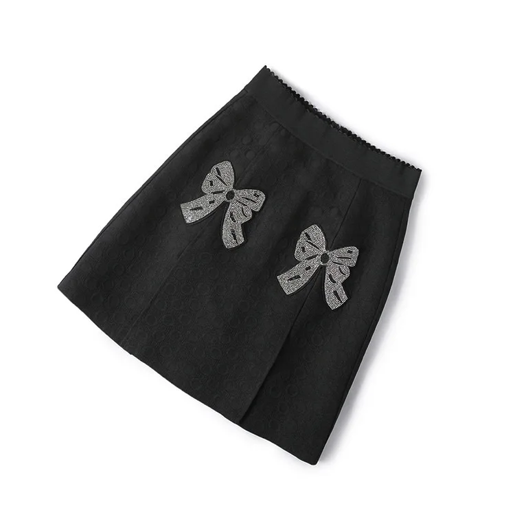 Diamond Bow Decoration Skirt (1)