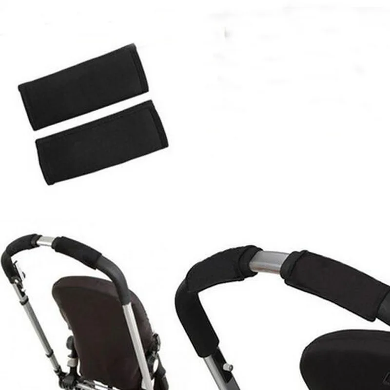 1 пара черная детская коляска для поездок передняя ручка неопреновый чехол