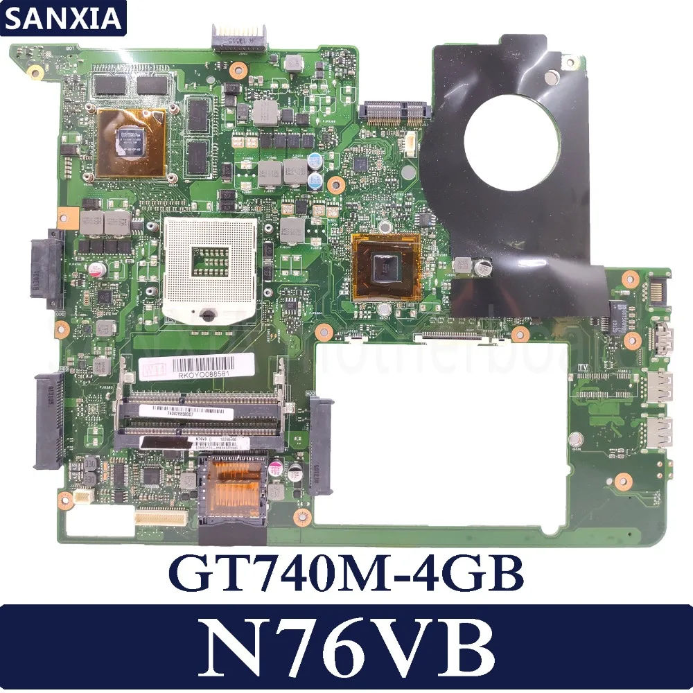 KEFU N76VB Laptop font b motherboard b font for ASUS N76VB N76VJ N76VM N76V N76 Test