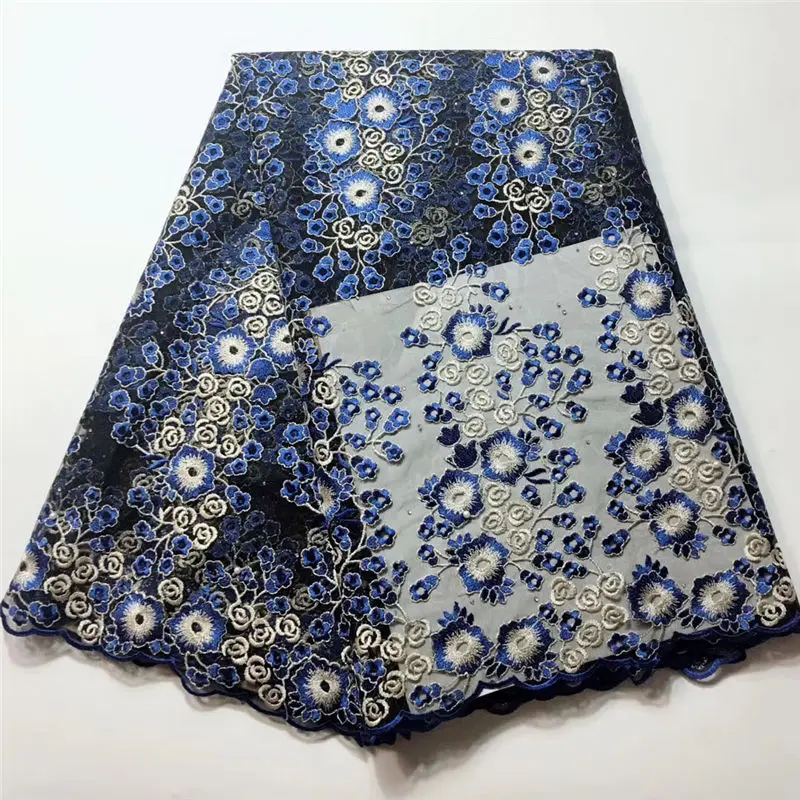 

African lace fabric embroidery nigerian lace fabric High quality swiss voile lace TL1056