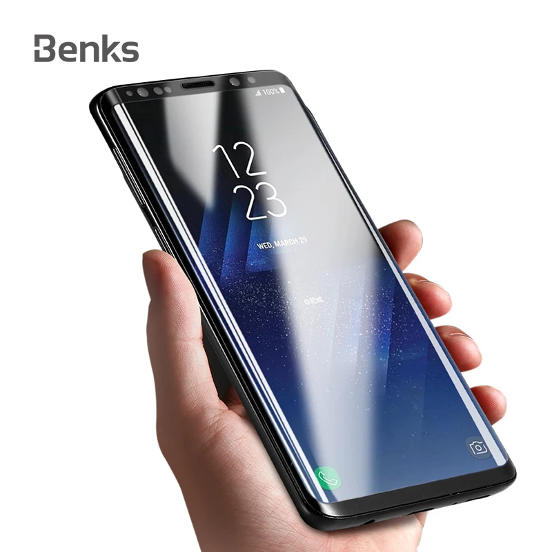 

Benks X PRO+ curved surface tempered glass screen protector for samsung galaxy S9 Plus +