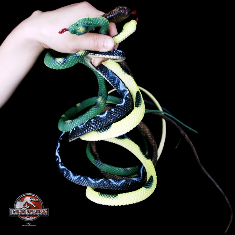 

Simulation Large Eye Snake Toy Model Soft Rubber Animal Doll Extra Long Child Funny Gift-40