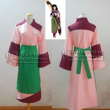 ¡ Venta caliente! inuyasha sango kimono cosplay uniforme disfraces de halloween disfraces de carnaval mujer dress envío gratis