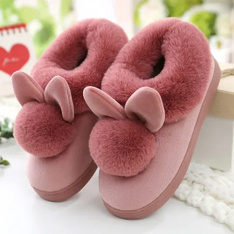 Fongimic/зимние теплые тапочки для женщин; практичная хлопковая домашняя обувь с хлопчатобумажными стельками; женские тапочки; 5 цветов; хлопковая обувь