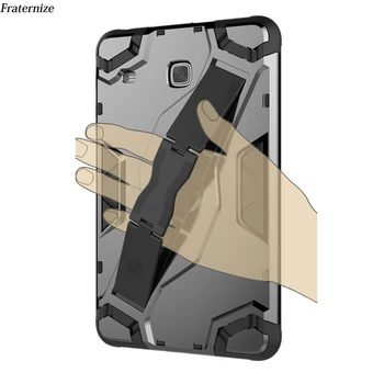 

Shockproof Heavy Duty Slim Armor Silicone Case For Samsung Galaxy Tab E 8.0" T377 T378 Tablet Case Stand back Cover funda Capa