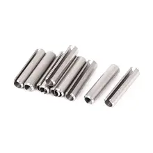 10 шт. M6x30mm Нержавеющая сталь Разделение рулон весны Дюбеля Шпильки Крепежи