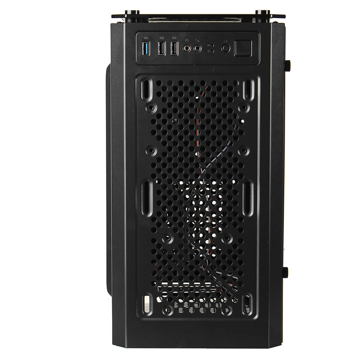 Pro Gaming Computer ATX PC Case Chassis USB 3.0 + 3 Blue Glowing Cooling Fans Computer Cases & Towers Computer Components Pro Gaming Computer ATX PC Case Chassis USB 3.0 + 3 Blue Glowing Cooling Fans Computer Cases & Towers Computer Components
