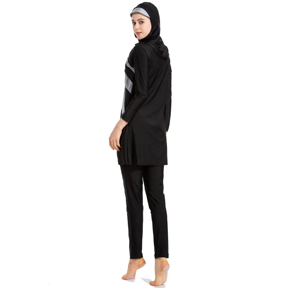 Мусульманская одежда для плавания Hajib Буркини для женщин полное покрытие консервативный Burkinis одежда для плавания плюс размер bamische Bademode