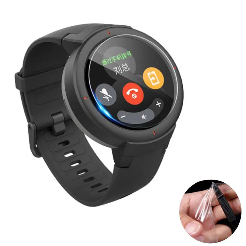 ТПУ Защитная пленка для экрана Xiaomi mi Hua Amazfit Smart Watch Verge 3 1 дюймов AMOLED экран A1808 Lite не