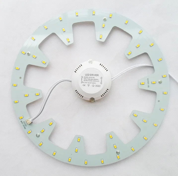 1 PACK round 24W LED down light led board PCB led techo LED warm cold white led circular tube=50W 2D tube 120V 220V 230V 240V