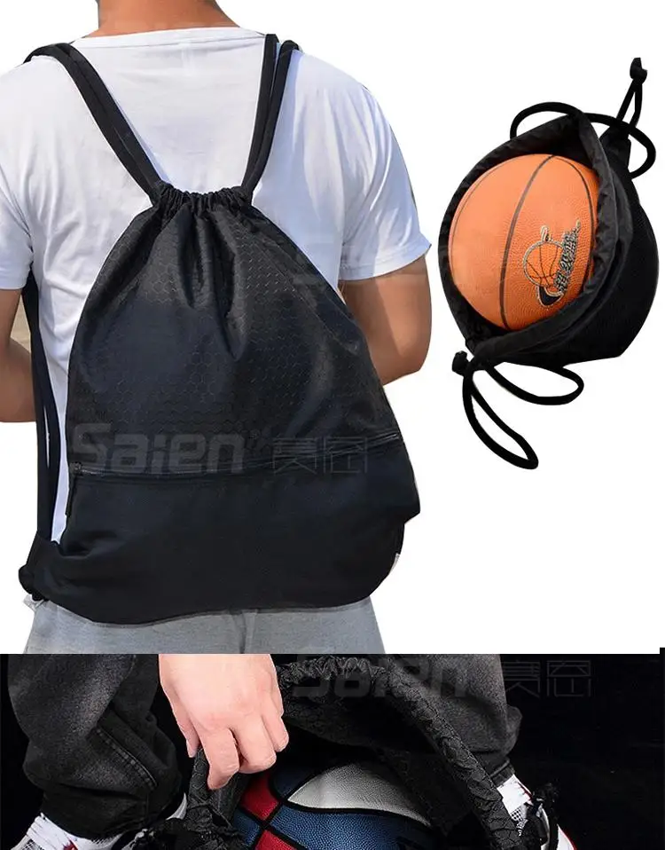 2 шт. водоотталкивающая Gymbag большой рюкзак Drawstring Sackpack для покупок Спорт Йога Баскетбол Рюкзак