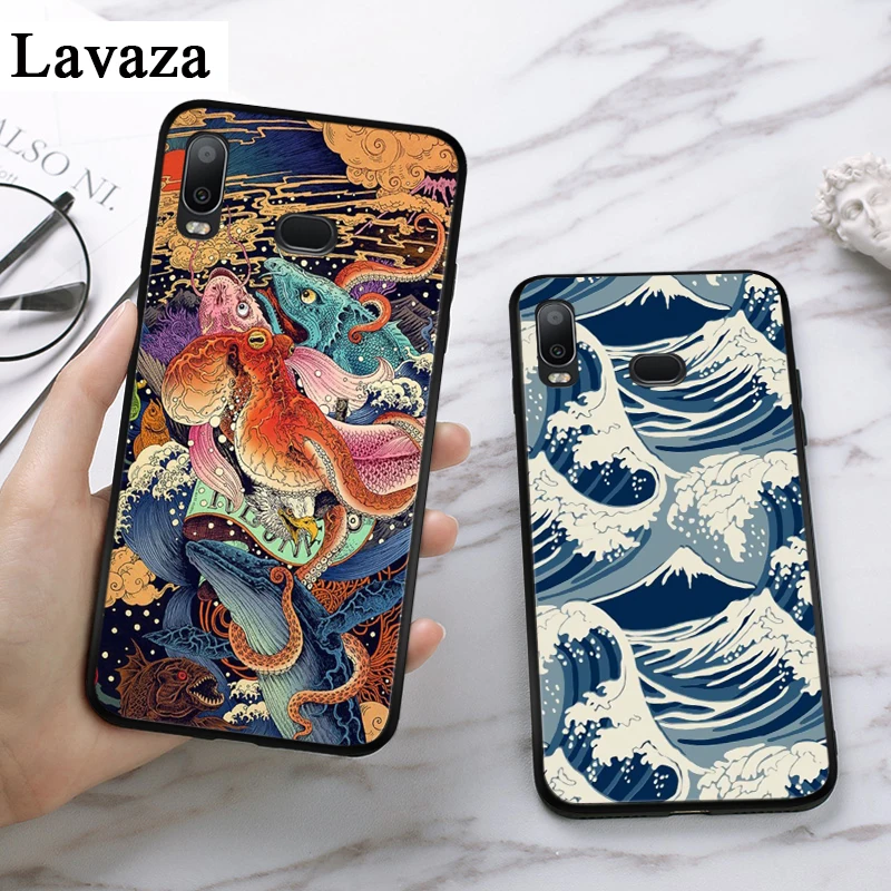 Японский силиконовый чехол для Samsung S6 Edge S7 S8 Plus S9 S10 S10e M10 M20 M30 M40|Бамперы| |