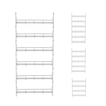 

4/5/6 Tiers Kitchen Wall Mount Spice Storage Organizer Pantry Home Kitchen Seasoning Organizer Rack