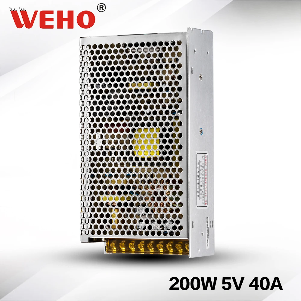 

(S-200-5) 200W constant voltage 5v dc swithing power supply