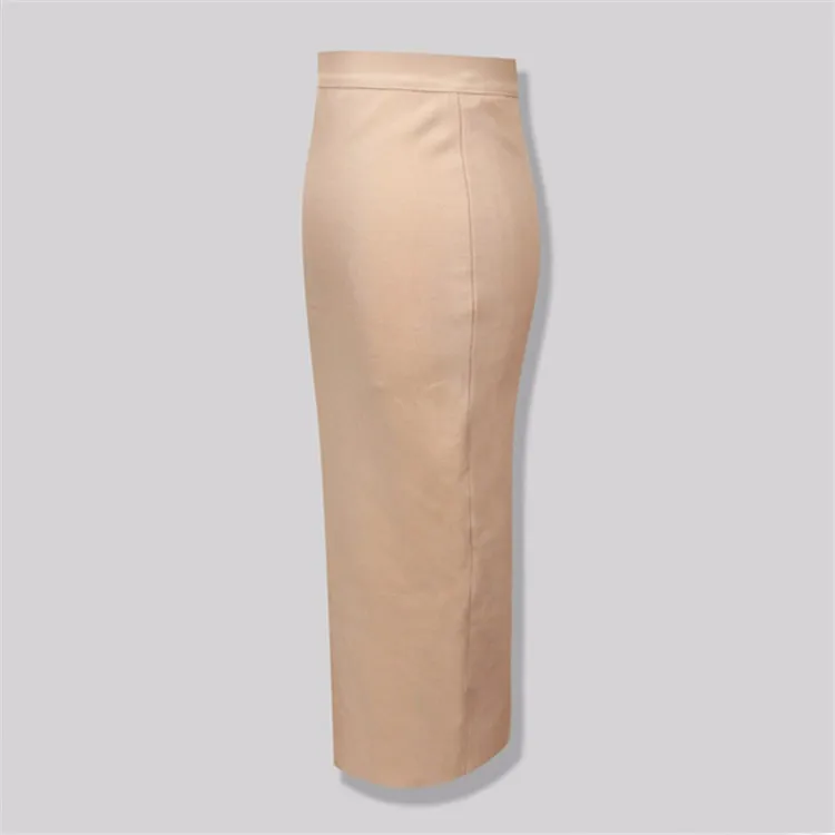 Плюс Размеры XL XXL лето модные, пикантные длинные повязная юбка карандаш юбка конфетного цвета женские длинные юбки