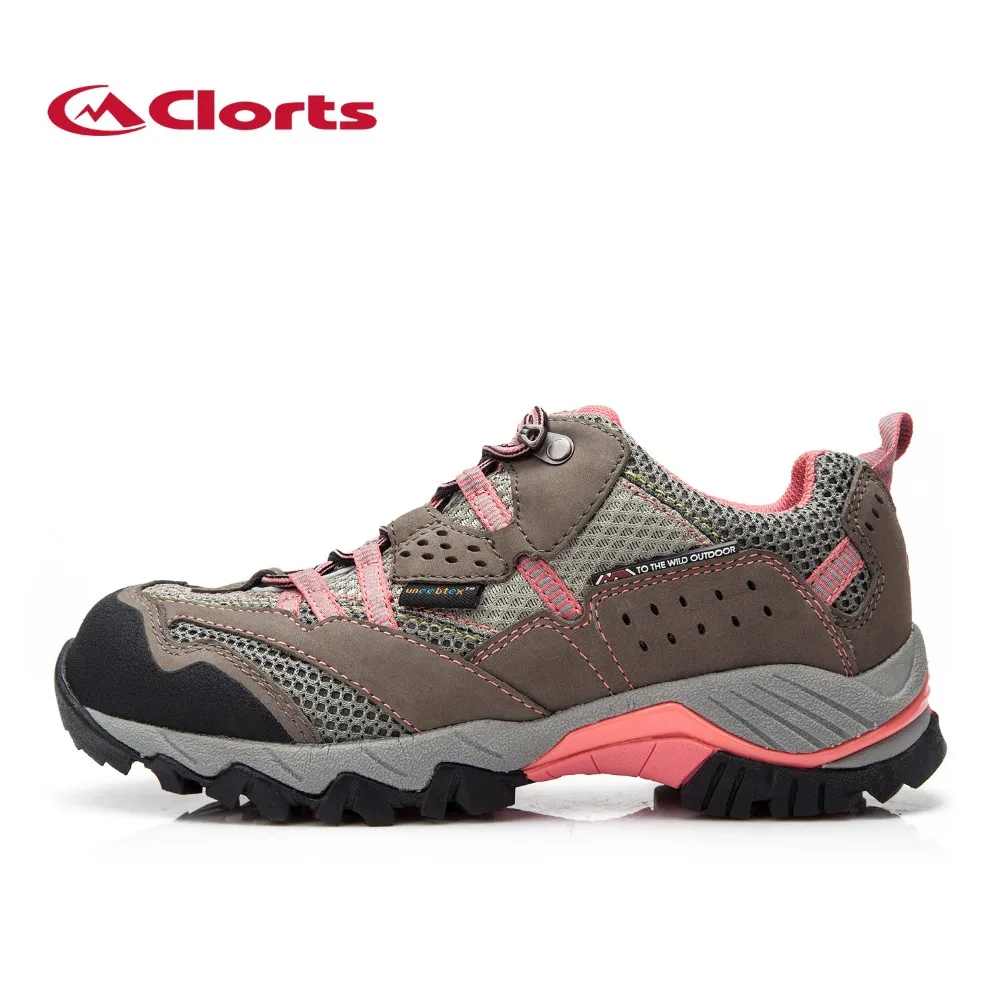 Clorts Women Waterproof Hiking Shoes Cow Suede Terrain Sneakers Shock Absorption Outdoor Trekking Shoes HKL-829 цена Clorts Women Waterproof Hiking Shoes Cow Suede Terrain Sneakers Shock Absorption Outdoor Trekking Shoes HKL-829 цены онлайн