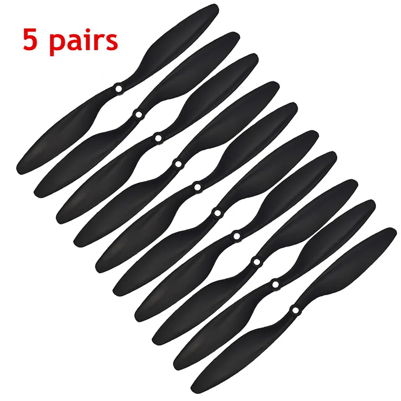 5 Pairs propeller 10x4.5 Cw/ccw helice 1045 Props For Multicopter drone Airplane Plastic Prop Black quadcopter Brushless Motor 5 Pairs propeller 10x4.5 Cw/ccw helice 1045 Props For Multicopter drone Airplane Plastic Prop Black quadcopter Brushless Motor
