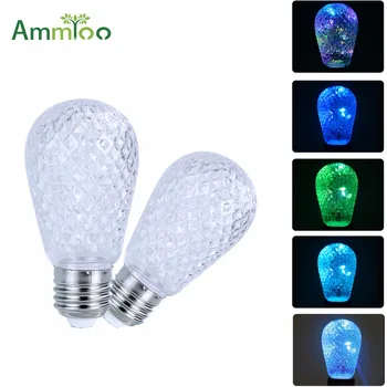 

Holiday Lighting E27 LED Bulb String Light AC85-2655V Bubble Ball Lamp Fairy Light RGB Sring Light For Wedding Party Decoration
