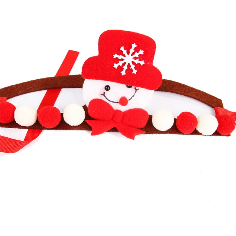 Милый цветок олень Санта Клаус Снеговик собака головное украшение для кошки аксессуары для домашних животных Щенок Котенок мопс-бульдог Рождественское украшение для собак - Цвет: Snowman Style