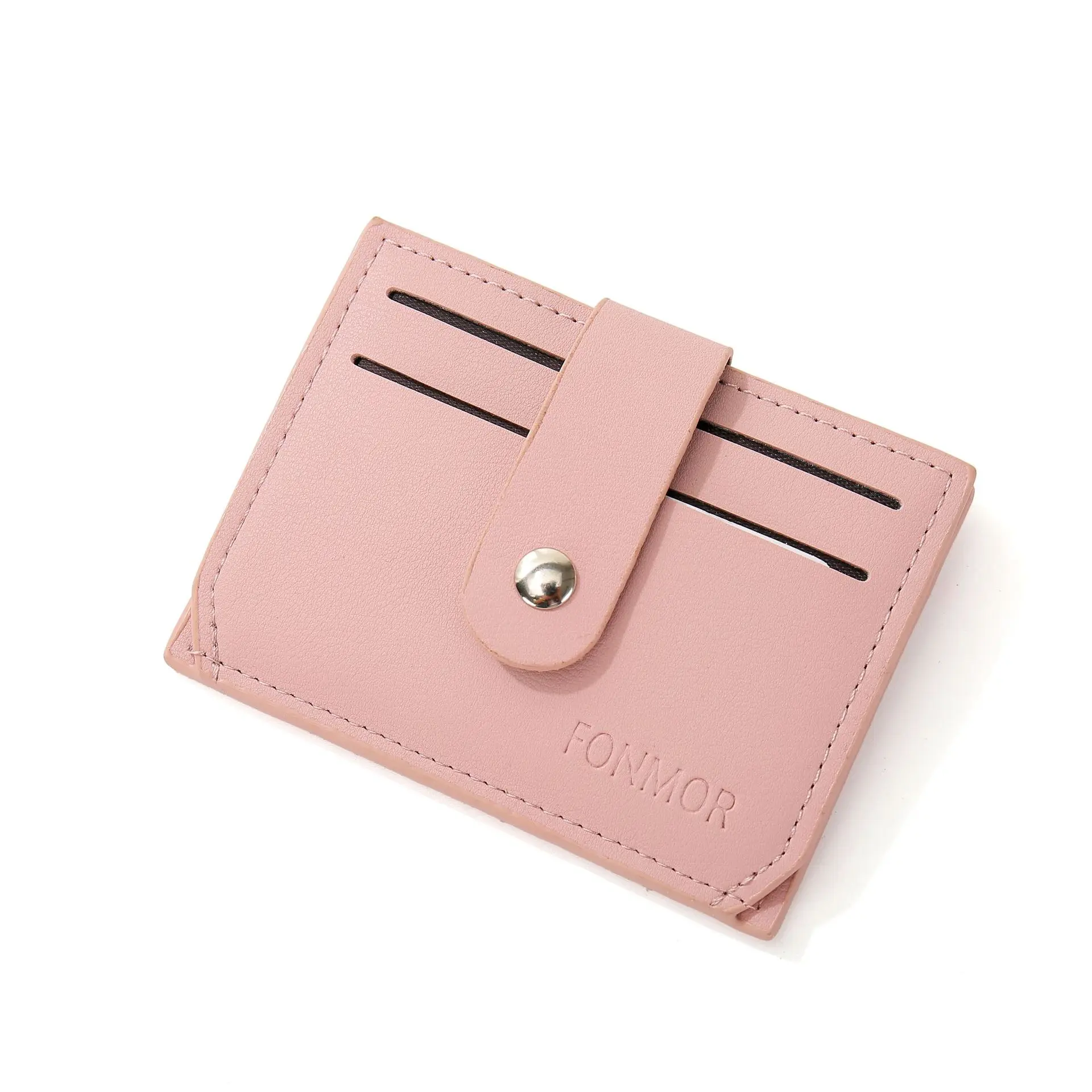 Summer Mini Buckle Purse Korean Style Light Card Package Multi-Card Bank Card Holder Male and Female Credit card Package