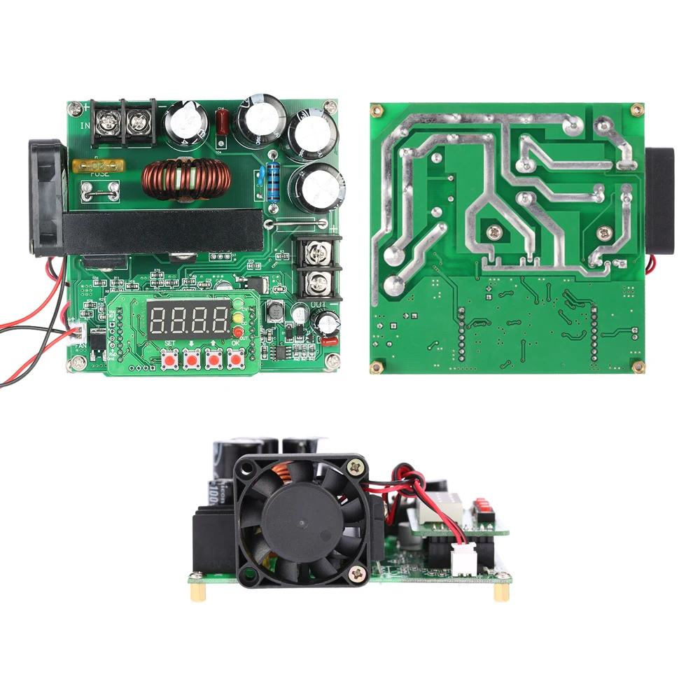 900 Вт Цифровой Управление DC-DC Boost модуль 0-15A в 8-60 V OUT 10-120 V Шаг-Up преобразователь Питание CC/CV светодиодный Дисплей