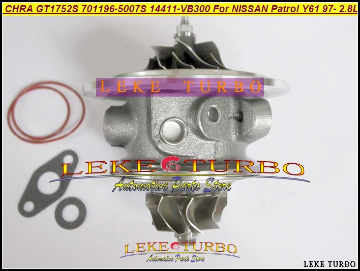 Turbo Cartridge CHRA GT1752S 701196 14411-VB300 701196-5007S 701196-0002 For NISSAN Y61 Patrol 