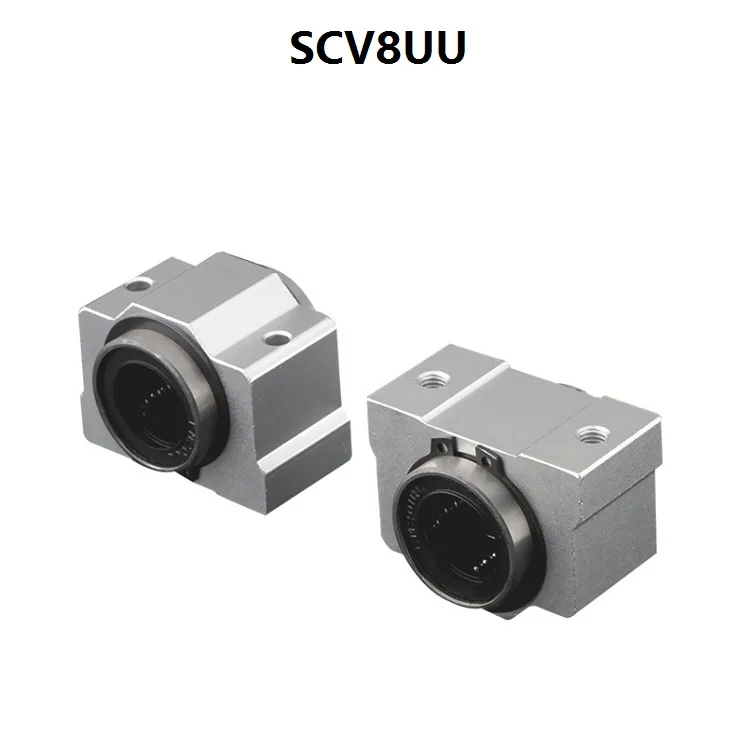 50 шт./лот SCV8UU SC8V SC8VUU 8 мм блок с коротким линейным корпусом линейные подшипники