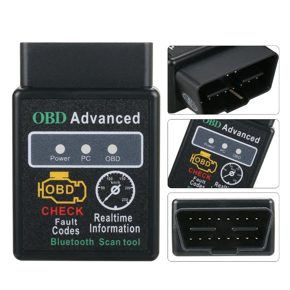 Mr Cartool OBD 2 ELM327 V1.5 Bluetooth OBD2 II автомобильный вяз 327 Авто подключению CAN шины адаптер