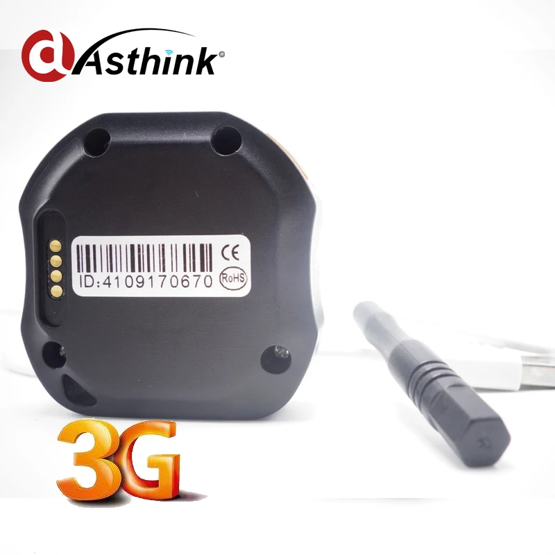 Mini Waterproof SOS wcdma 3G 2G GPS Tracker For Kids Dogs Pets long battery Life GPRS